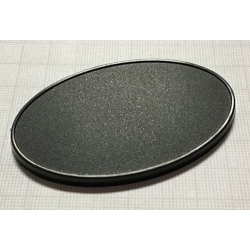 75mm x 46mm (10) Oval Lipped Plastic Miniature Bases FRONTLINE GAMES