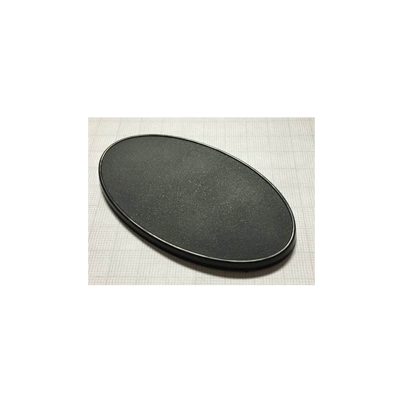 90mm x 52mm (10) Oval Lipped Plastic Miniature Bases FRONTLINE GAMES