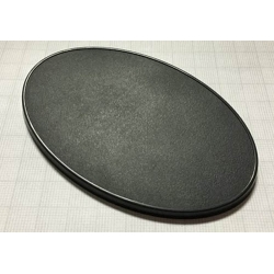 105mm x 70mm (4) Oval Lipped Plastic Miniature Bases FRONTLINE GAMES