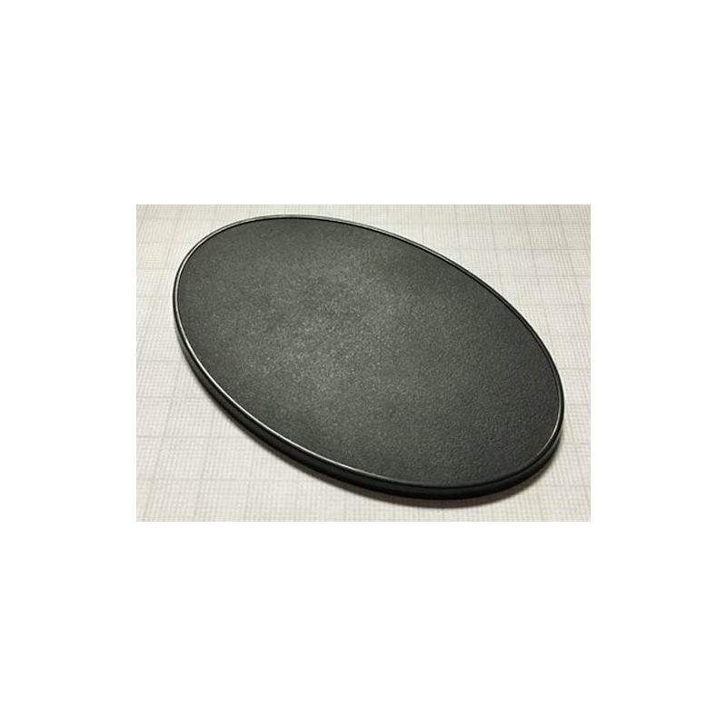 105mm x 70mm (4) Oval Lipped Plastic Miniature Bases FRONTLINE GAMES