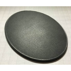 120mm x 92mm (4) Oval Lipped Plastic Miniature Bases FRONTLINE GAMES