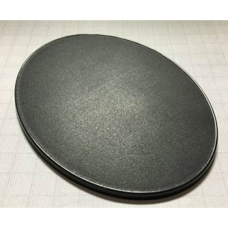 120mm x 92mm (4) Oval Lipped Plastic Miniature Bases FRONTLINE GAMES