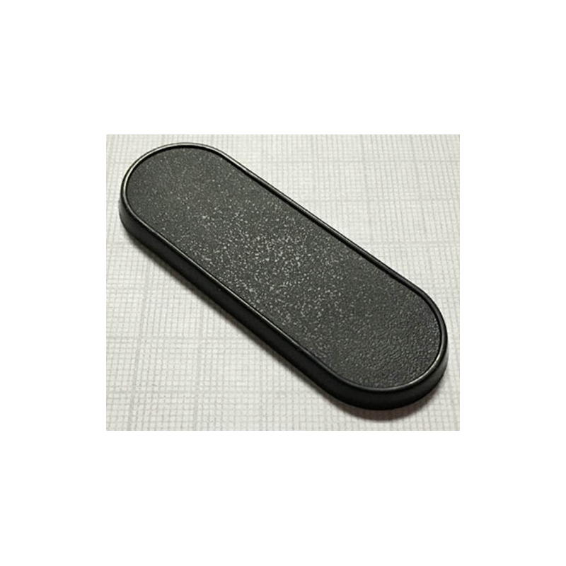 70mm x 25mm (10) Oval Lipped Plastic Miniature Bases FRONTLINE GAMES