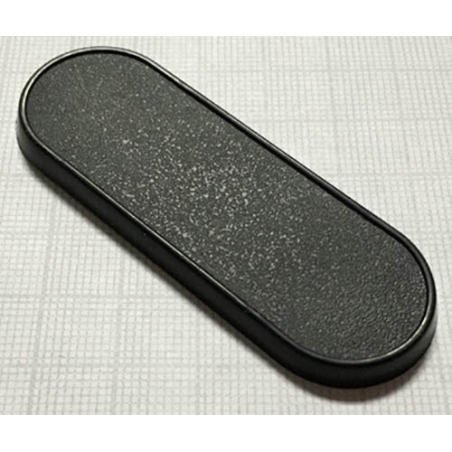70mm x 25mm (10) Oval Lipped Plastic Miniature Bases FRONTLINE GAMES