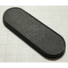 70mm x 25mm (10) Oval Lipped Plastic Miniature Bases FRONTLINE GAMES