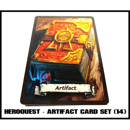 ARTIFACT CARD SET (14) RPG HEROQUEST