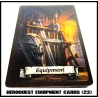 EQUIPMENT CARD SET (23) RPG HEROQUEST