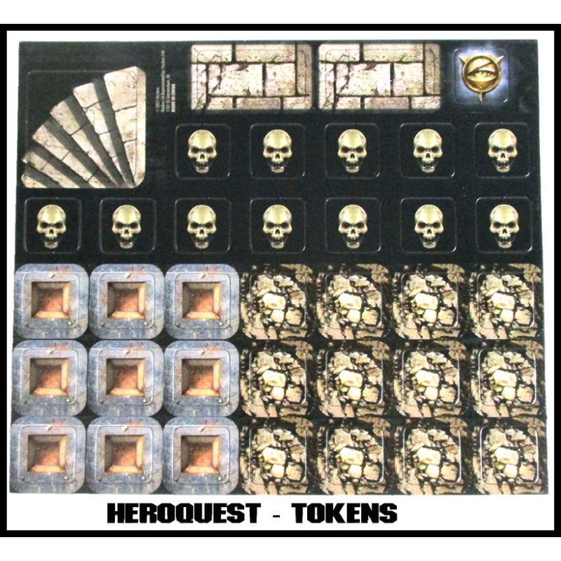 Heroquest Game Tokens RPG HEROQUEST