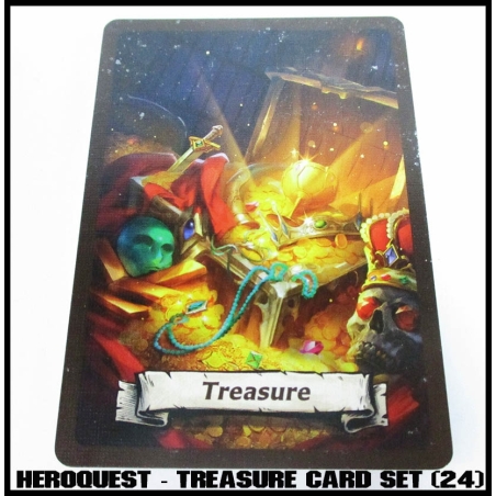 Heroquest Treasure Card Set (24) RPG HEROQUEST