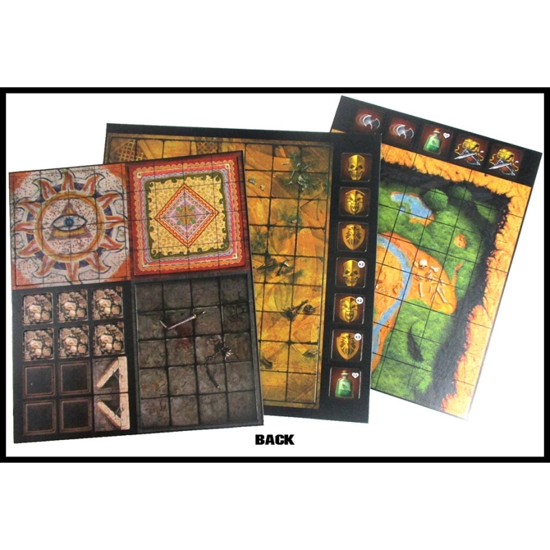 Heroquest Against the Ogre Horde Double-sided Maps/Tokens RPG HEROQUEST