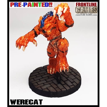 Werecat PRE PAINTED RPG 28MM MINIATURES