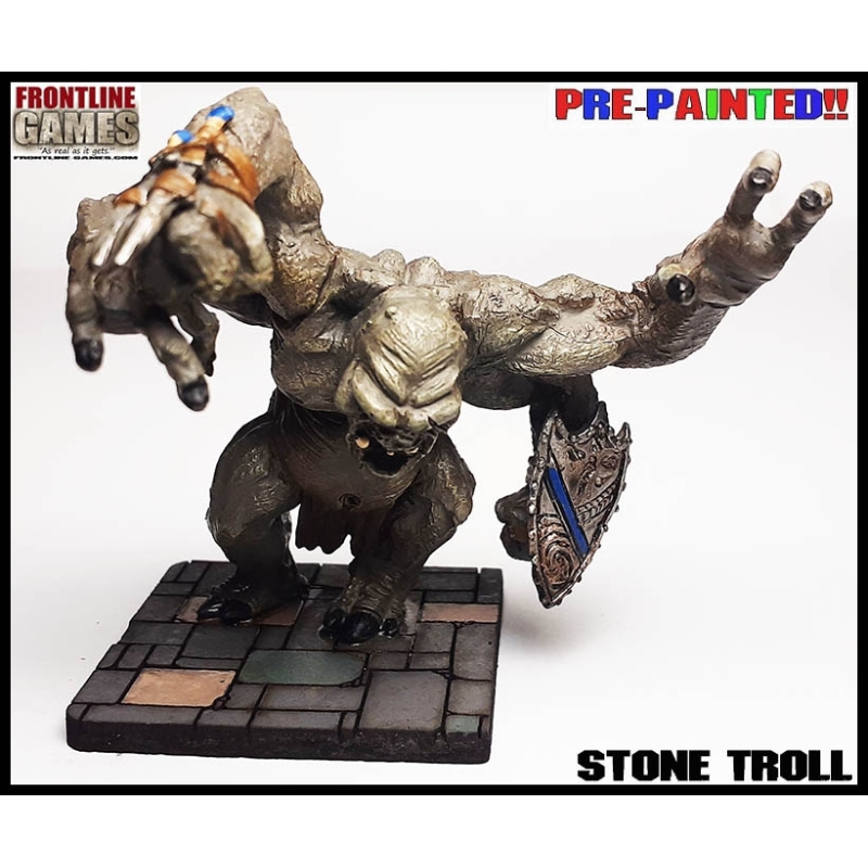 Stone Troll PRE PAINTED RPG 28MM MINIATURES