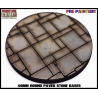 40mm Paved-Stone Round Pre-Painted MDF Bases (10) FRONTLINE GAMES