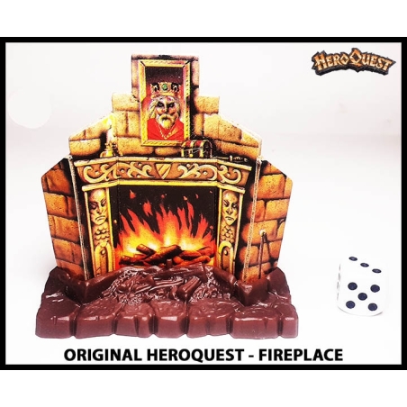 Fireplace ORIGINAL HEROQUEST MILTON BRADLEY