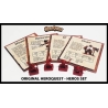 Hero's Set w/Cards ORIGINAL HEROQUEST MILTON BRADLEY