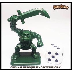 Orc Warrior 1 ORIGINAL HEROQUEST MILTON BRADLEY