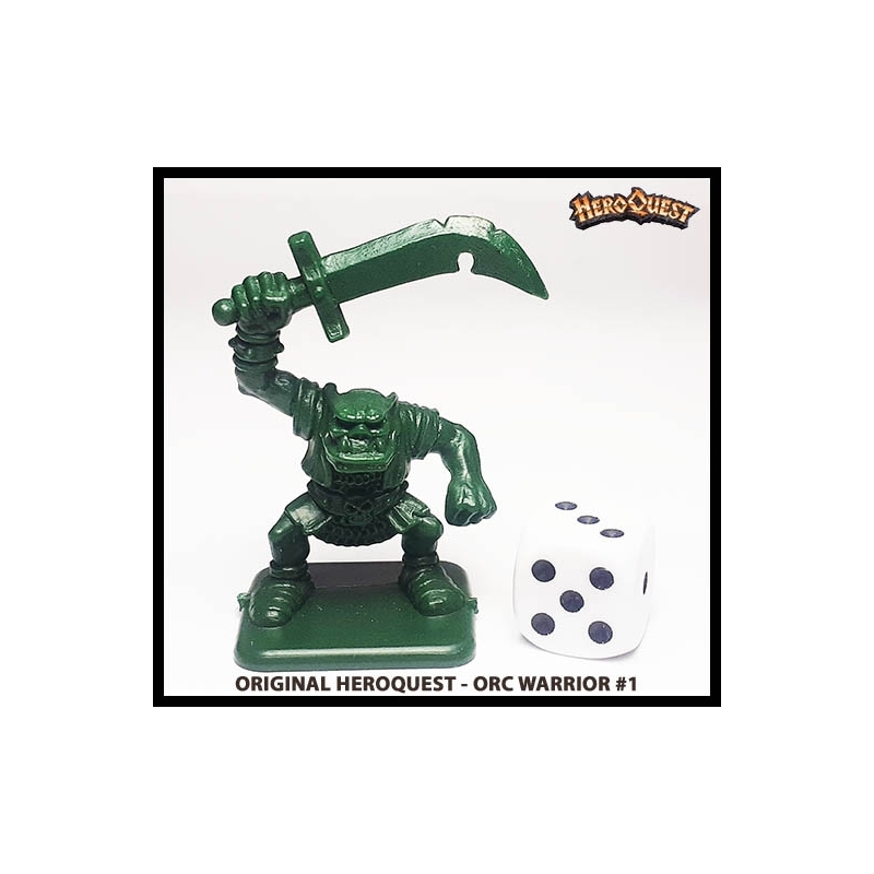Orc Warrior 1 ORIGINAL HEROQUEST MILTON BRADLEY