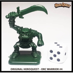 Orc Warrior 4 ORIGINAL HEROQUEST MILTON BRADLEY