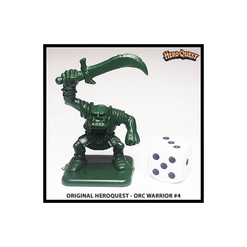 Orc Warrior 4 ORIGINAL HEROQUEST MILTON BRADLEY