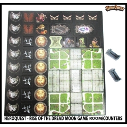 Rise of the Dread Moon Double-Sided Room/Counters RISE OF THE DREAD MOON HEROQUEST