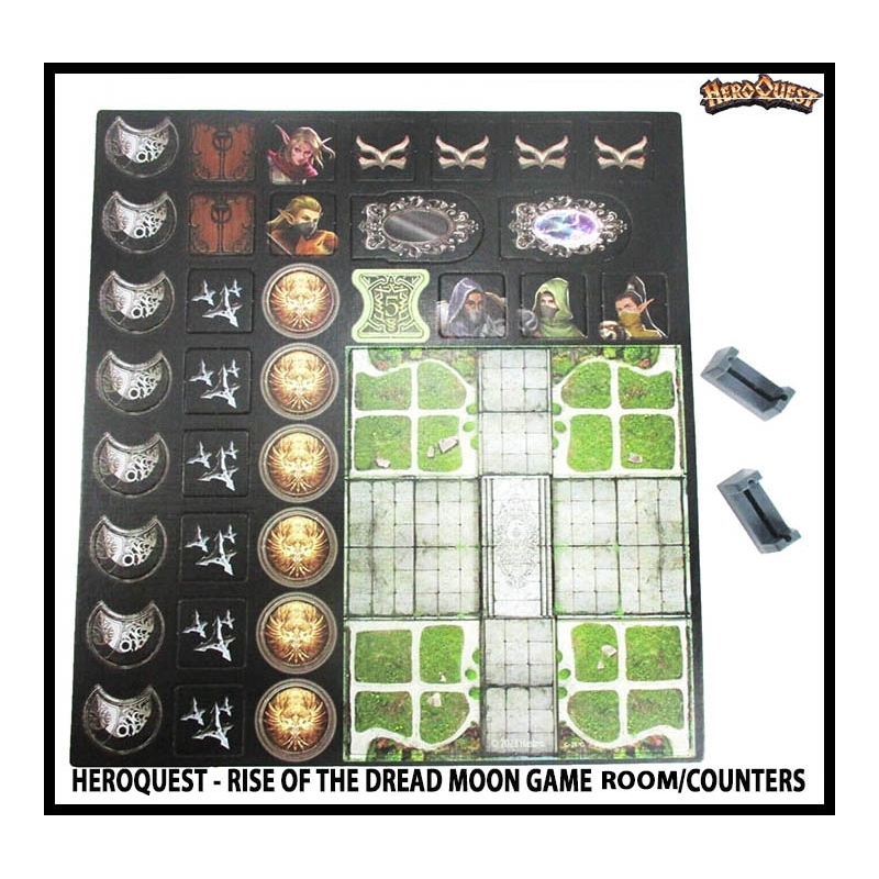 Rise of the Dread Moon Double-Sided Room/Counters RISE OF THE DREAD MOON HEROQUEST