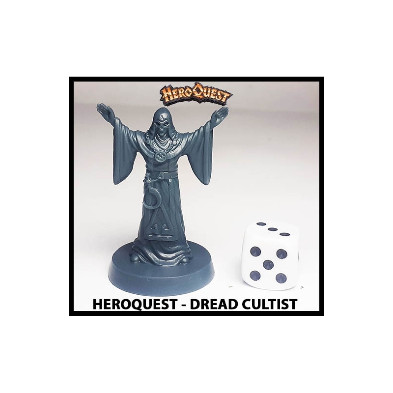Dread Cultist 28mm RPG Miniature RISE OF THE DREAD MOON HEROQUEST