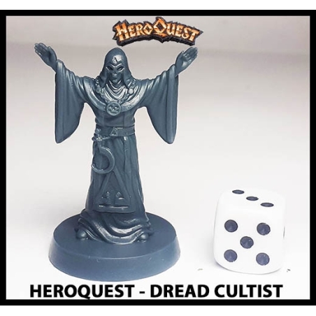 Dread Cultist 28mm RPG Miniature RISE OF THE DREAD MOON HEROQUEST