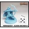 Elven Archer 1 28mm RPG Miniature RISE OF THE DREAD MOON HEROQUEST