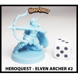 Elven Archer 2 28mm RPG Miniature RISE OF THE DREAD MOON HEROQUEST