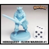 Elven Warrior 1 28mm RPG Miniature RISE OF THE DREAD MOON HEROQUEST