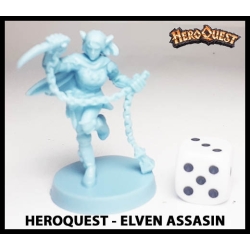 Elven Assassin 28mm RPG Miniature RISE OF THE DREAD MOON HEROQUEST