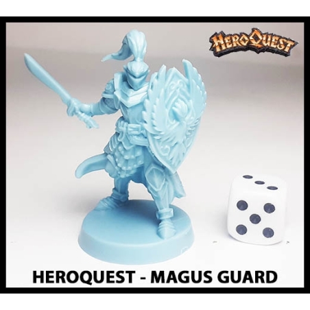 Magus Guard (Elven) 28mm RPG Miniature RISE OF THE DREAD MOON HEROQUEST