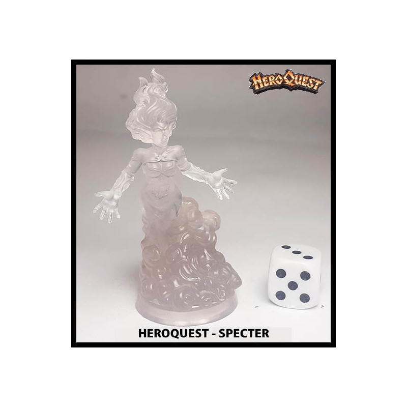 Specter (Clear miniature) 28mm RPG Miniature RISE OF THE DREAD MOON HEROQUEST