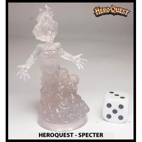 Specter (Clear miniature) 28mm RPG Miniature RISE OF THE DREAD MOON HEROQUEST
