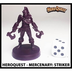 Mercenary Striker (Elf) w/card 28mm RPG Miniature RISE OF THE DREAD MOON HEROQUEST