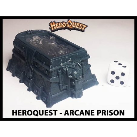 Arcane Prison (Clear top) 28mm RPG miniature Terrain RISE OF THE DREAD MOON HEROQUEST