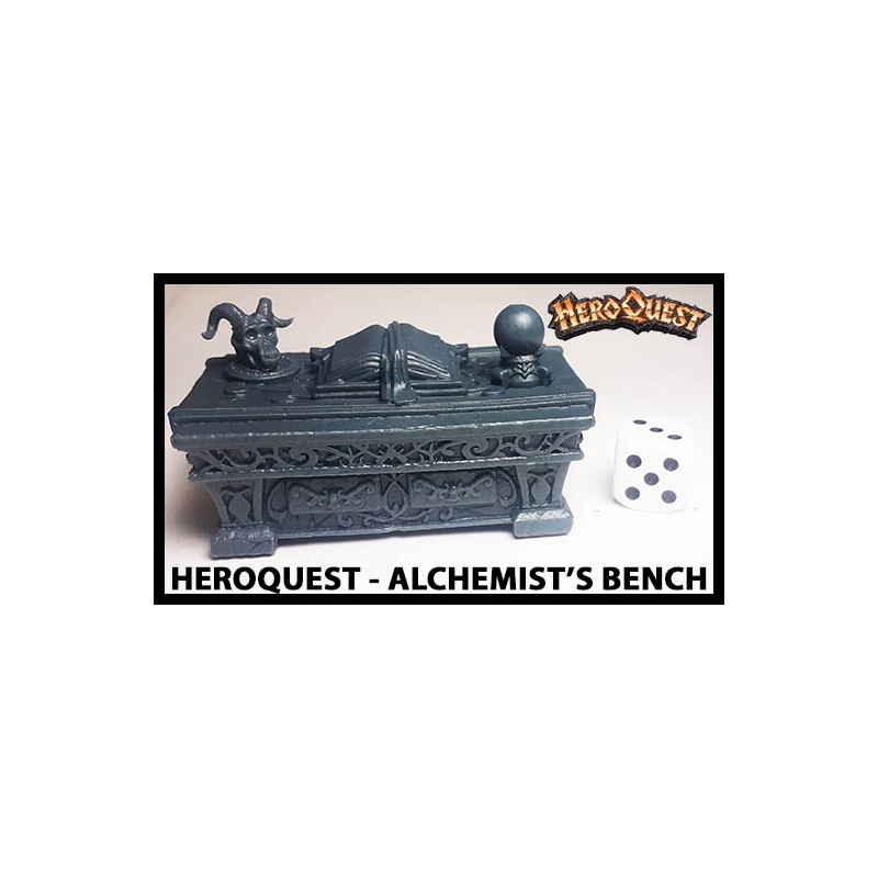 Alchemist's Bench 28mm RPG miniature Terrain RISE OF THE DREAD MOON HEROQUEST