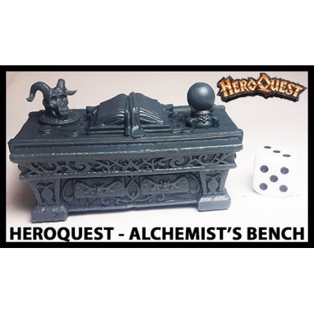 Alchemist's Bench 28mm RPG miniature Terrain RISE OF THE DREAD MOON HEROQUEST