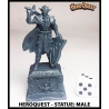 Statue: Male Elf Warrior 28mm RPG miniature Terrain RISE OF THE DREAD MOON HEROQUEST