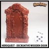 Decorative Wooden Door 28mm RPG miniature Terrain RISE OF THE DREAD MOON HEROQUEST