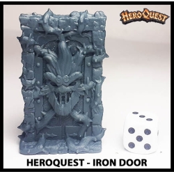 Iron Door 28mm RPG miniature Terrain RISE OF THE DREAD MOON HEROQUEST