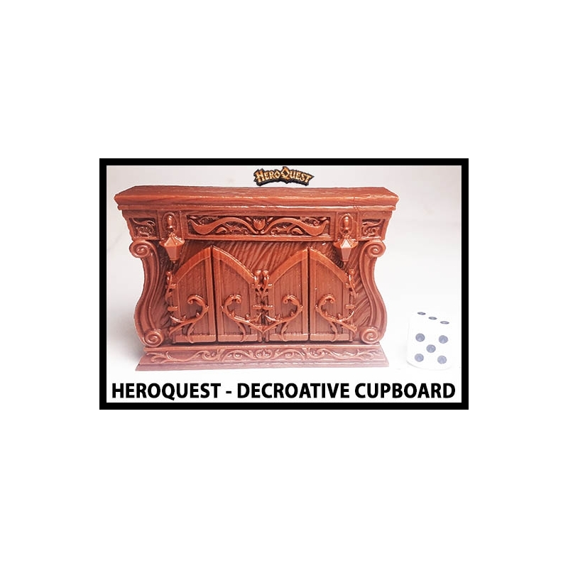 Decorative Cupboard 28mm RPG miniature Terrain RISE OF THE DREAD MOON HEROQUEST