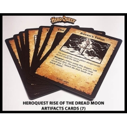 Artifact Cards (7) RISE OF THE DREAD MOON HEROQUEST