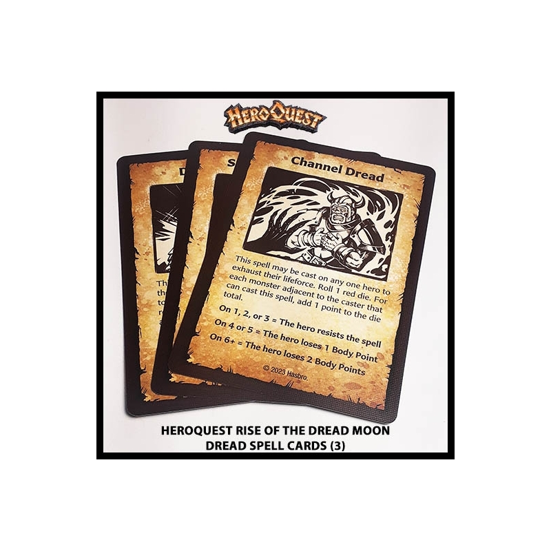 Dread Spell Cards (3) RISE OF THE DREAD MOON HEROQUEST