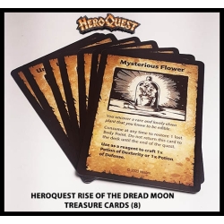 Treasure Cards (8) RISE OF THE DREAD MOON HEROQUEST