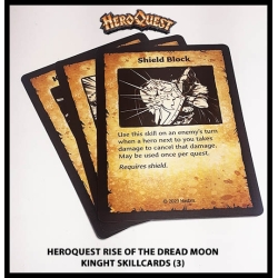 Knight Skill Cards (3) RISE OF THE DREAD MOON HEROQUEST