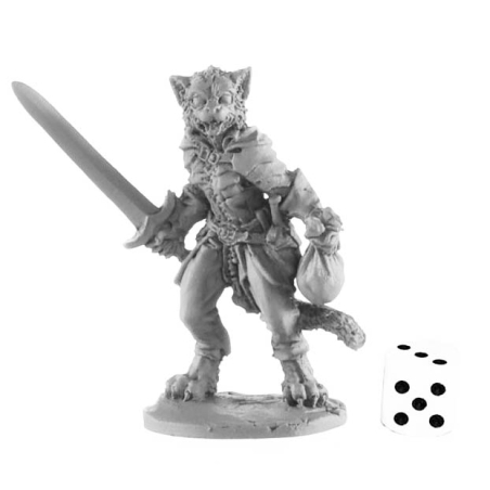 Catfolk Rogue REAPER BONES