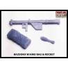 Bazooka w/Ammo Bag & Rockets (5) 28mm WWII FRONTLINE GAMES