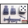 Panzerschreck w/Ammo Rack Pack & Rockets (5) 28mm WWII FRONTLINE GAMES