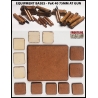 Equipment Bases - PaK 40 75mm Gun (Bases/Accessories) 28mm WWII FRONTLINE GAMES